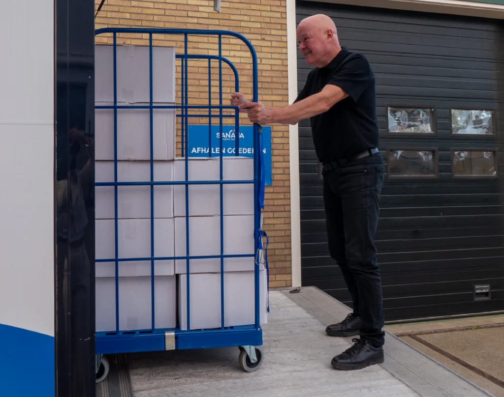 Inladen vrachtwagen
